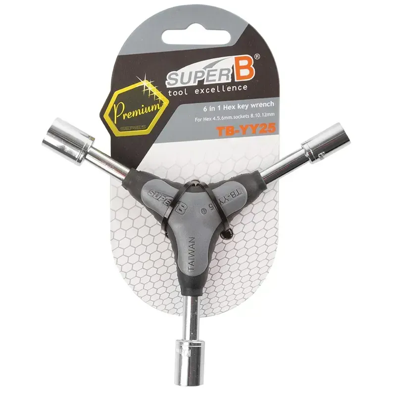 Super-B TB-YY 25 Box Y Wrench in Black-1
