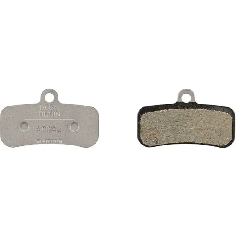 BRBX D03S Resin Pad+spring Steel Back Black pair