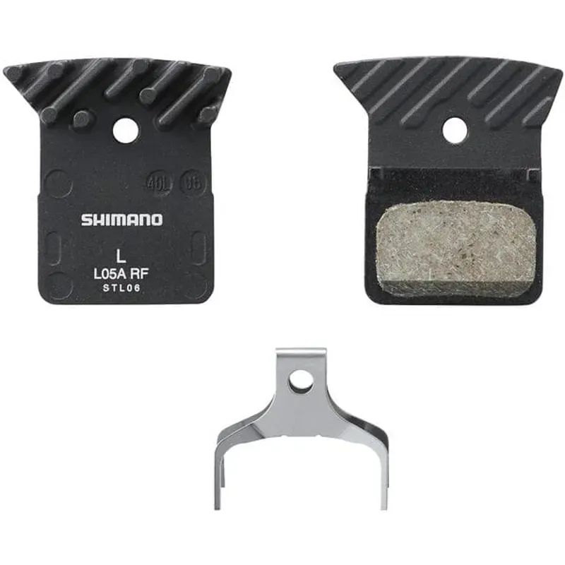 BRBX L05A Resin Pad and spg Alloy Back W/ Fin Black one size