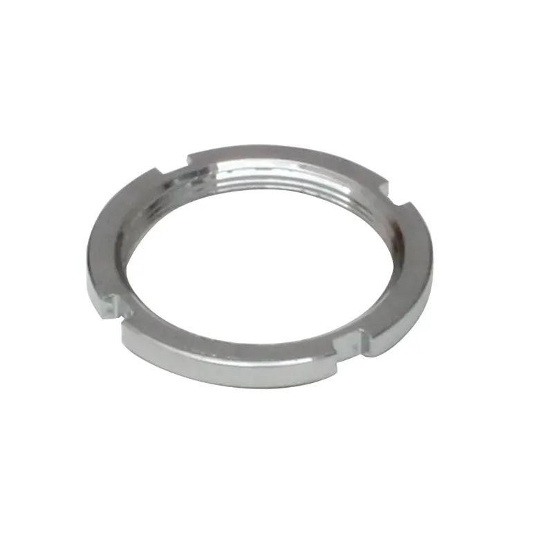 Gusset Fixed 1.29x24T Lockring in Chrome