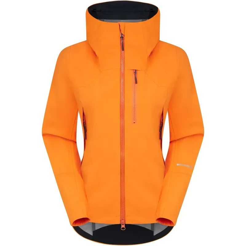 Madison DTE 3-Layer Women's Waterproof Jacket In Mango Orange