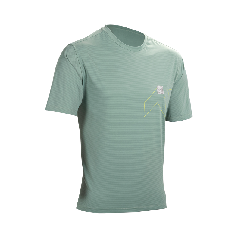 Leatt Trail X-Flow 1.0 MTB Jersey 2025: PISTACHIO Medium-1
