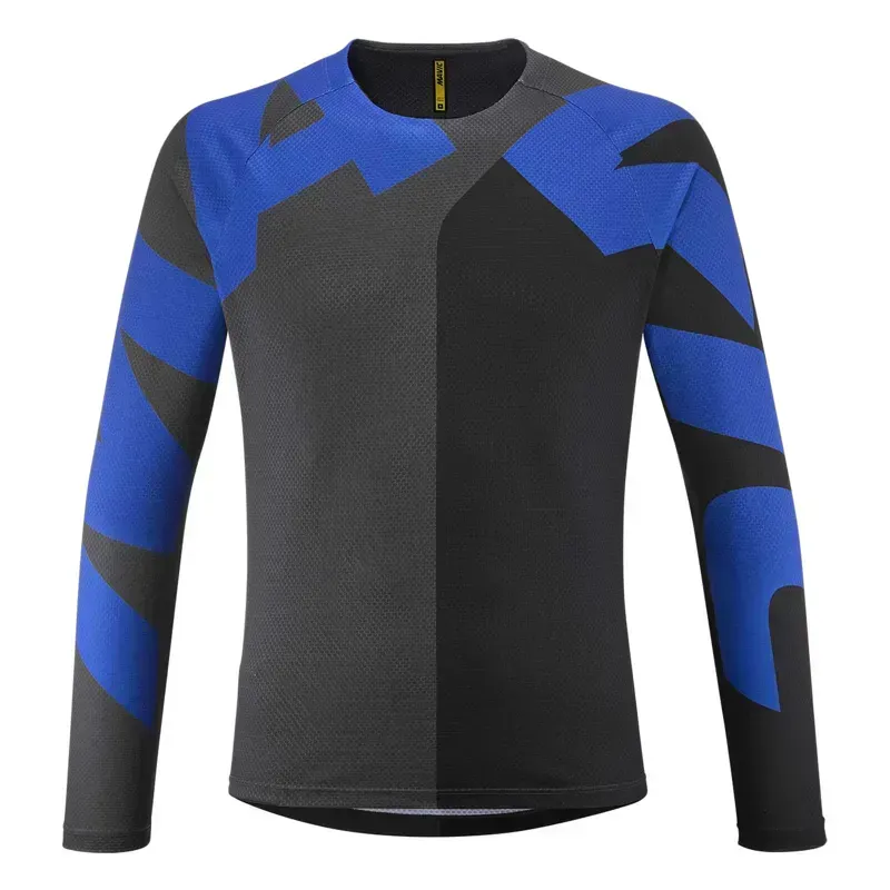 Mavic Deemax Enduro Medium Long Sleeved Jersey in Black-Blue