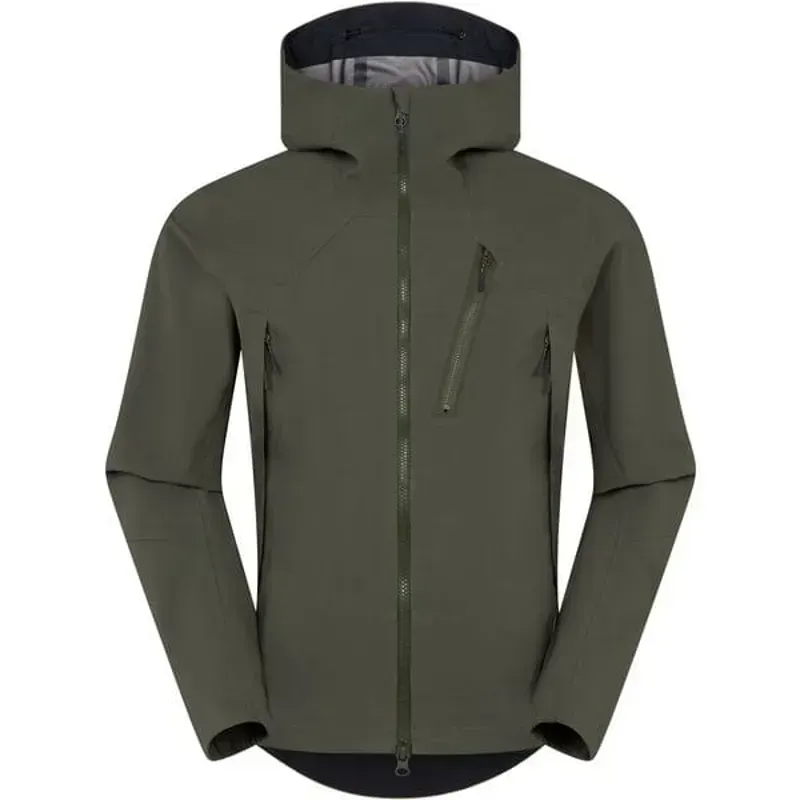 Madison DTE 3-Layer Men's Waterproof Jacket In Midnight Green