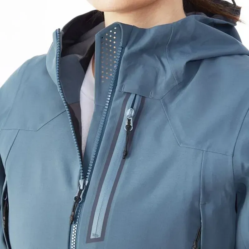 Madison DTE 3-Layer Women's Waterproof Jacket In Lake Blue-2