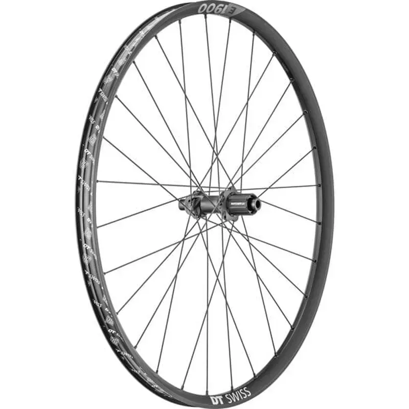 DT Swoss E1900R 27.5in BOOST Shimano Rear Wheels in Black